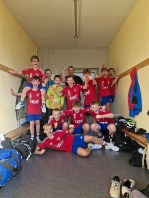 💙❤️ HEIMSIEG! 🥳 Unsere MJD gewinnt 32:27 gegen den HSG Wolfen 2000 e.V. 👏🏻💙❤️